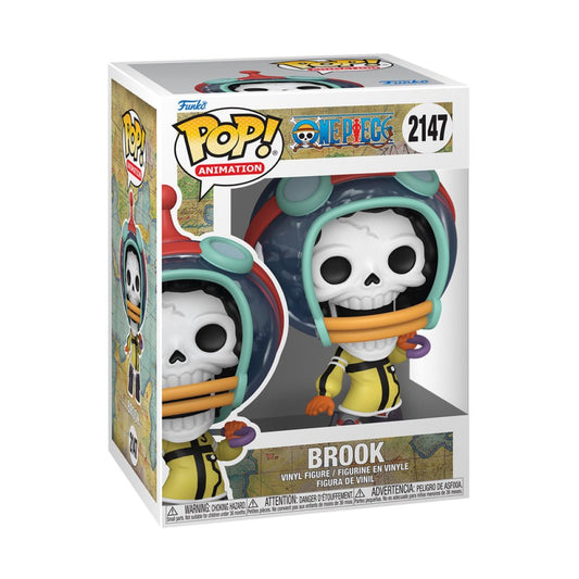 Funko Pop! One Piece - Brook 2147 Figure + Pop Protector