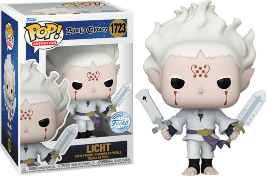 Funko Pop! Black Clover - Light 1723 Funko Special Edition Figure + Pop Protector
