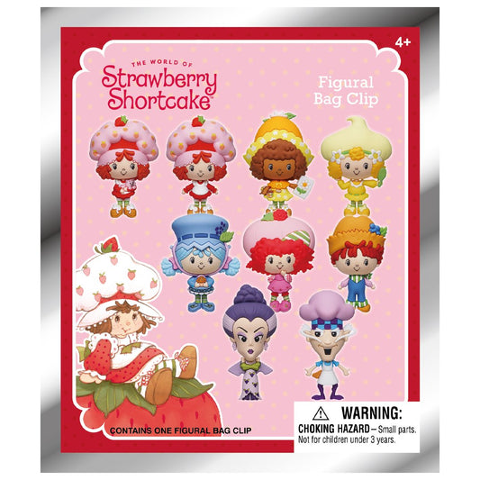 Strawberry Shortcake Mystery 3D Foam Figural Bag Clip (One Variation Chosen at Random)