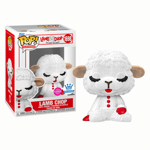 Funko Pop! Lamb Chop - The Lamb! The Legend! 1698 Flocked Funko Special Edition Figure + Pop Protector
