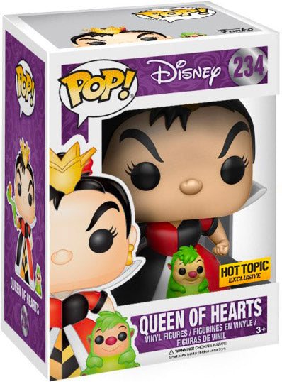 Funko Pop! Disney Alice in Wonderland - Queen of Hearts 234 Hot Topic Exclusive Figure + Pop Protector