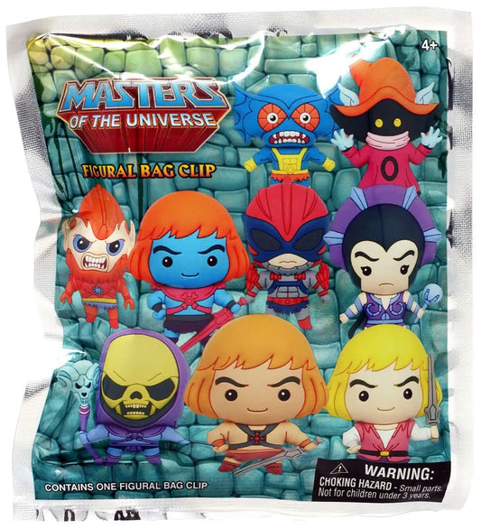 Masters of the Universe Series 1 Mystery 3D Foam Figural Bag Clip (One Variation Chosen at Random)