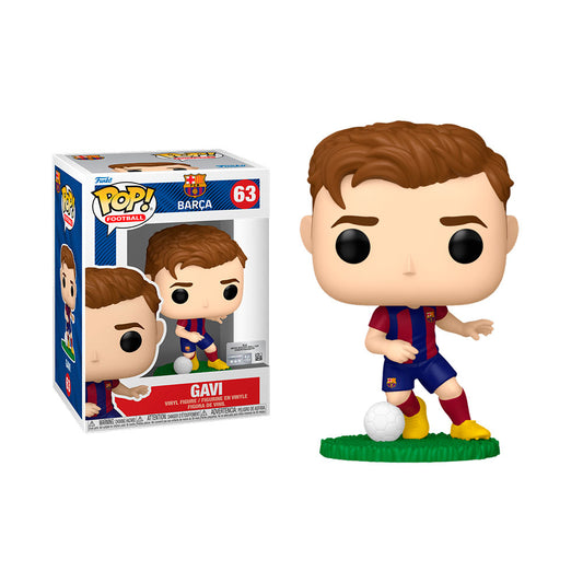 Funko Pop! Football FCB Barcelona Gavi 63 + Free Protector