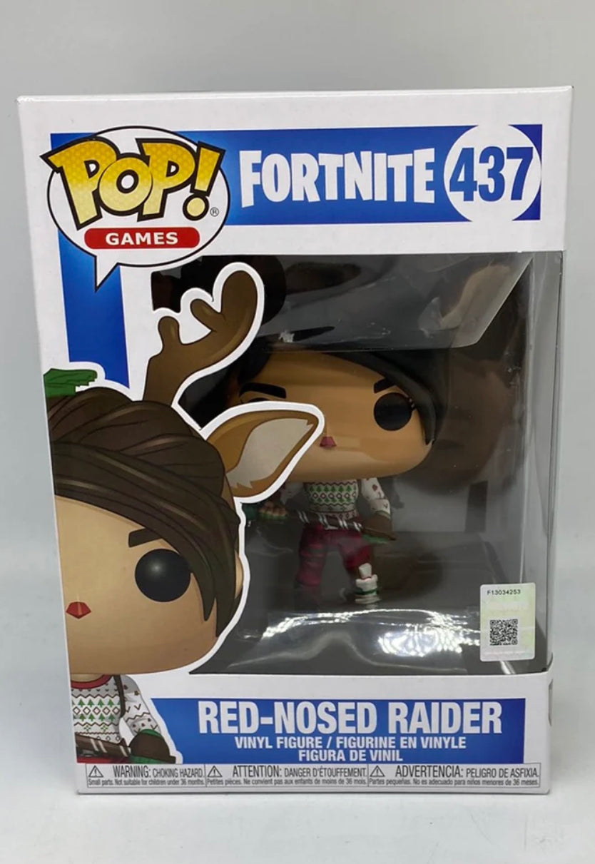 Funko Pop! Fortnite Red-Nosed Raider 437 + Free Protector