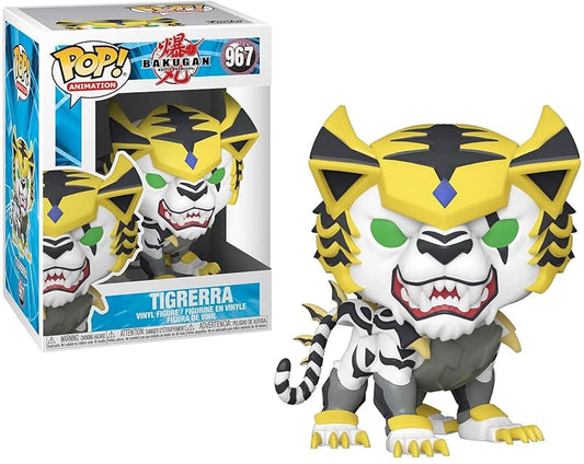 Funko Pop! Bakugan Battle Brawlers - Tiggera 967 Figure + Pop Protector