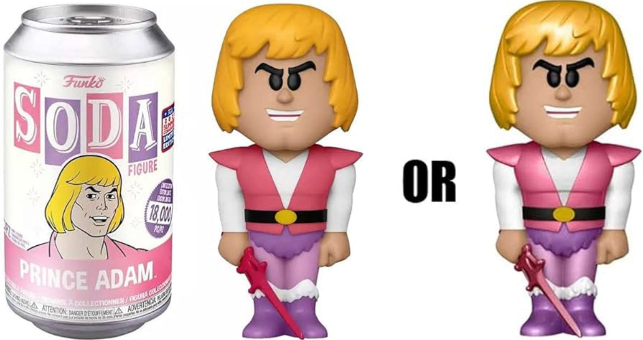 Masters of the Universe Prince Adam Funko 2021 Summer Convention Sealed Limited Edition Funko Soda Pop Figure - Chance of CHASE!