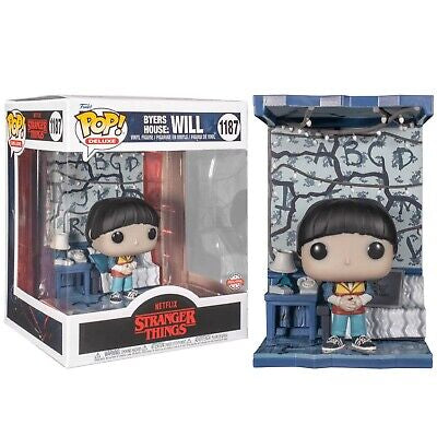 Funko Pop! Netflix Stranger Things Byers House: Will 1187 Special Edition Deluxe 6-Inch Build Scene Figure