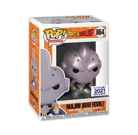Funko Pop! Dragon Ball Z Majin Buu 864 Funimation 2021 Exclusive + Free Protector