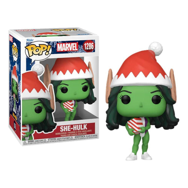 Funko Pop! Marvel Holiday She-Hulk 1286 + Free Protector