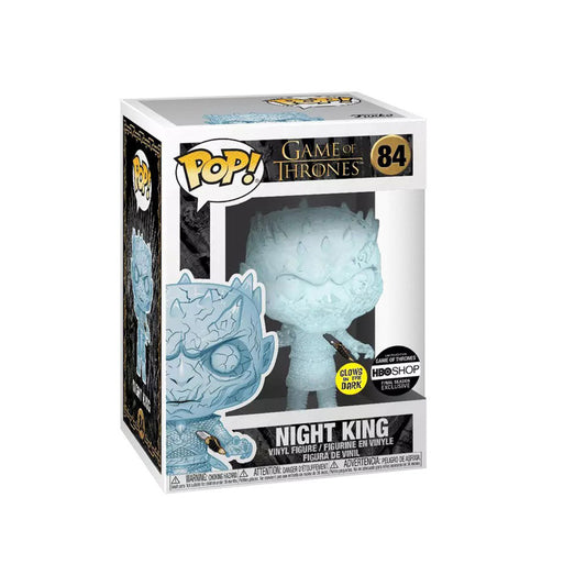 Funko Pop! Game of Thrones Night King 84 Glows in the Dark HBO Shop Exclusive + Free Protector (VAULTED)