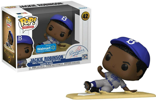 Funko Pop! Baseball MLB Dodgers Jackie Robinson 42 Walmart Exclusive + Free Protector