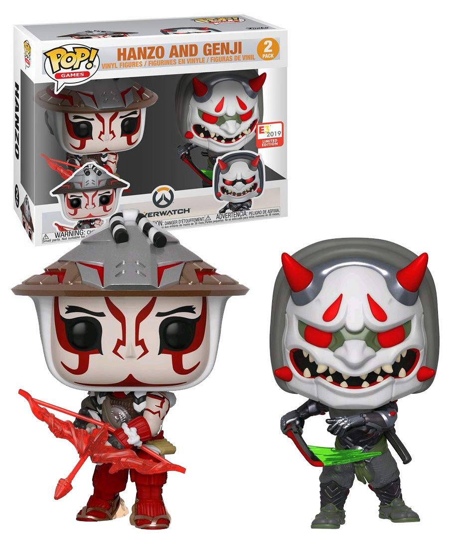 Funko Pop! Overwatch : Hanzo and Genji 2019 Limited Edition 2 Pack