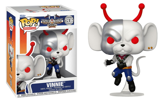 Funko Pop! Biker Mice From Mars - Vinnie 1936 Figure + Pop Protector
