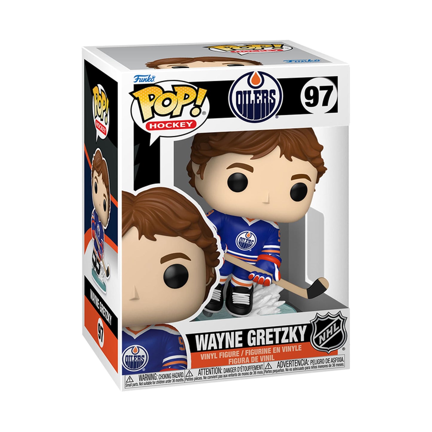 Funko Pop! NHL Oilers - Wayne Gretzky 97 Figure + Pop Protector