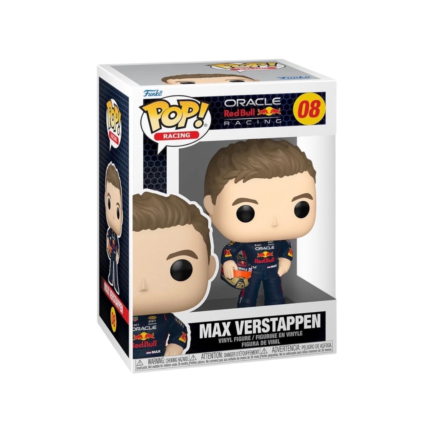 Funko Pop! Oracle Red Bull Racing - Max Verstappen 08 + Free Protector