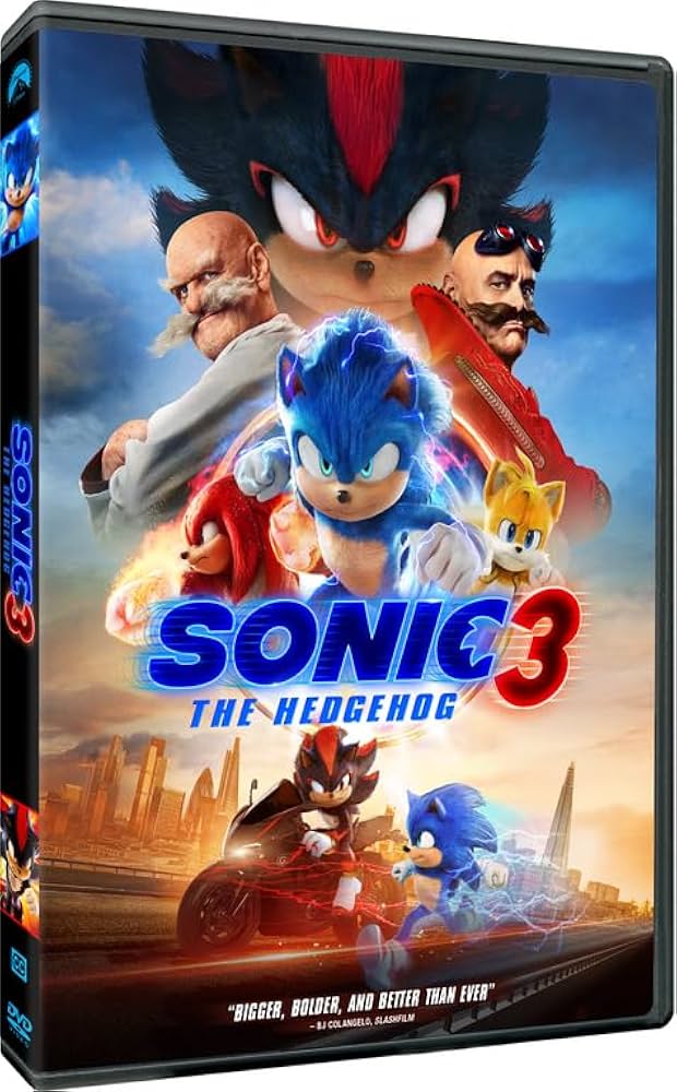 Sonic The Hedgehog 3 DVD