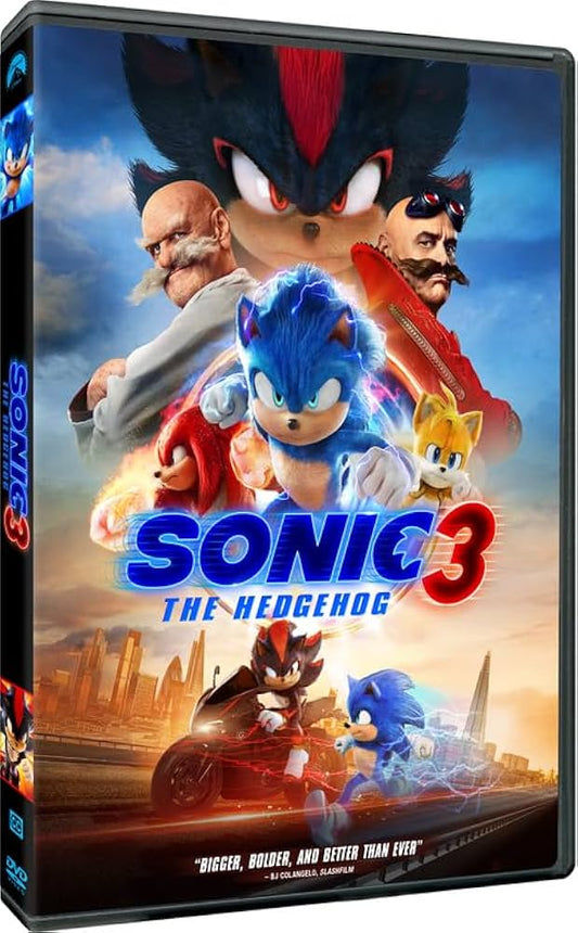 Sonic The Hedgehog 3 DVD