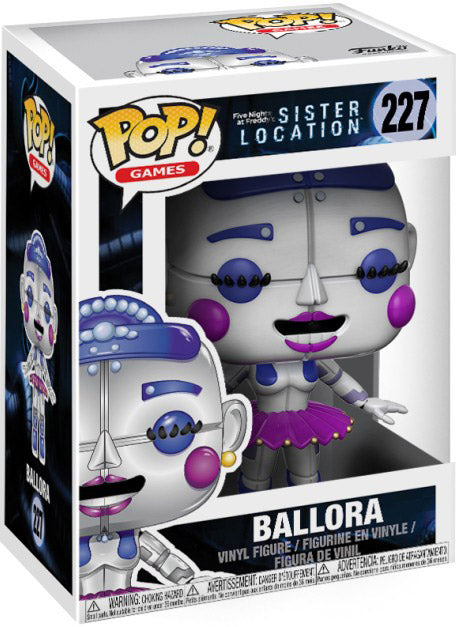 Funko Pop! Five Nights at Freddy’s Sister Location Ballora 227 + Free Protector (Box / shelf wear)