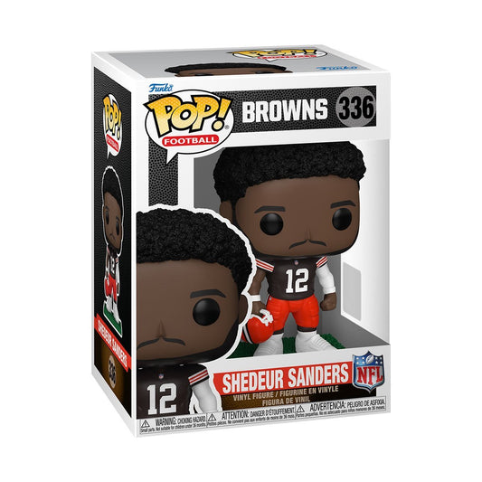 Funko Pop! NFL Browns - Shedeur Sanders 336 Figure + Pop Protector