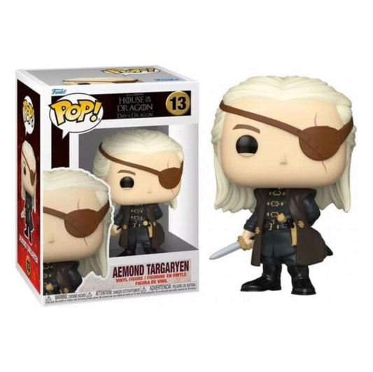 Funko Pop! Game of Thrones House of the Dragon Day of the Dragon Aemond Targaryen 13 + Free Protector