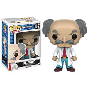 Funko Pop! Mega Man Dr. Wily 105 (VAULTED) + Free Protector