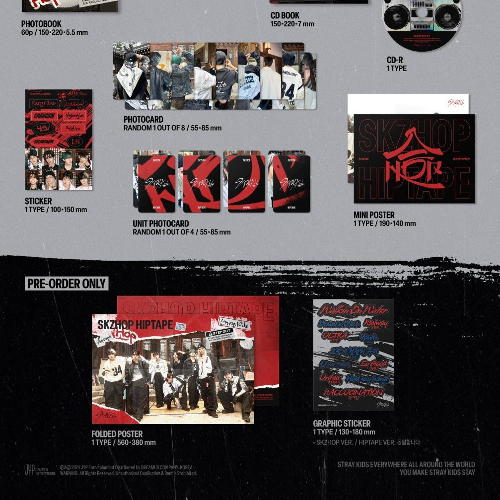 K-POP STRAY KIDS - SKZHOP HIPTAPE [合 (HOP)] ALBUM (SKZHOP VER.)