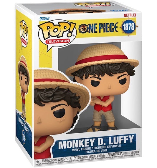 Funko Pop! Netflix Live Action One Piece - Monkey D. Luffy 1878 Figure + Pop Protector