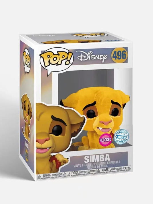 Funko Pop! Disney The Lion King Simba 496 Flocked Funko Special Edition