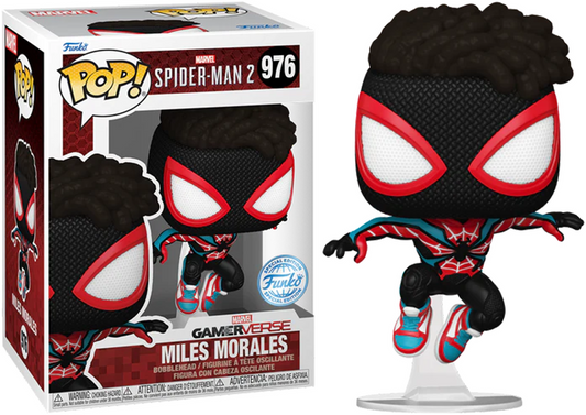 Funko Pop! Marvel GamerVerse Spider-Man 2 Miles Morales 976 Funko Special Edition + Pop Protector