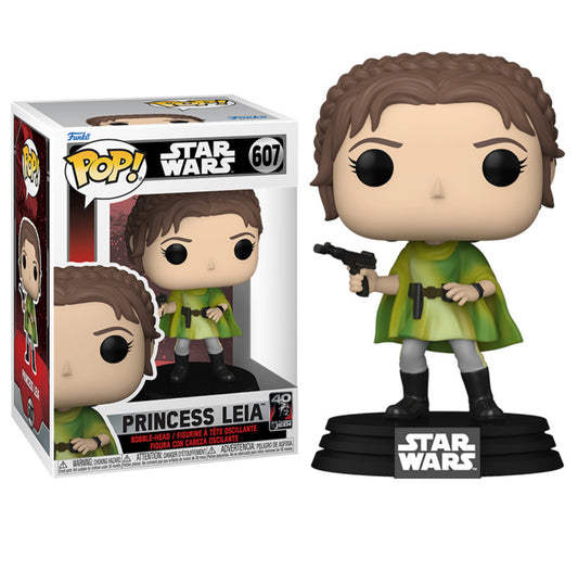 Funko Pop! Disney Star Wars Return of the Princess Leia 607 + Free Protector