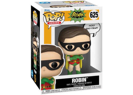 Funko Pop! DC Batman Classic TV Series - Robin 625 Figure + Pop Protector