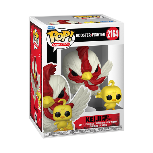 Funko Pop! Rooster Fighter - Keiji with Piyoko 2164 Figure + Pop Protector