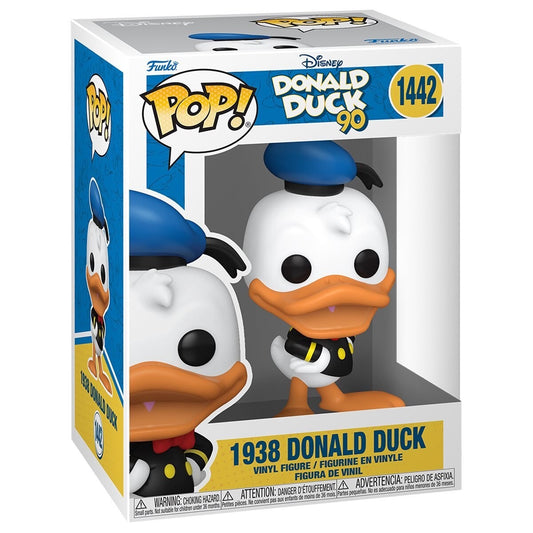 Funko Pop! Disney Donald Duck 90 - 1938 Donald Duck 1442 Figure + Pop Protector