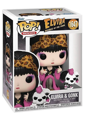 Funko Pop! Elvira Mistress of the Dark - Elvira & Gonk 1647 + Free Protector