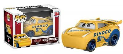 Funko Pop! Disney Pixar Cars 3 - Cruz Ramirez 284 Figure + Pop Protector (VAULTED)