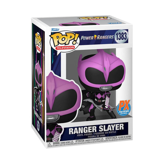 Funko Pop! Power Rangers : Ranger Slayer 1383 PX Previews Exclusive + Pop Protector