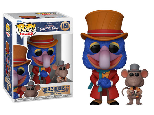 Funko Pop! Disney The Muppet Christmas Carol Charles Dickens with Riza 1456 + Free Protector