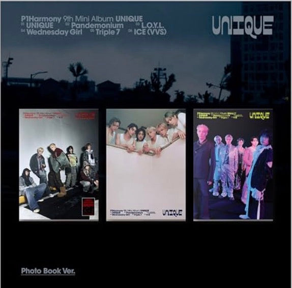 K-POP P1HARMONY - UNIQUE (3 VERSIONS)