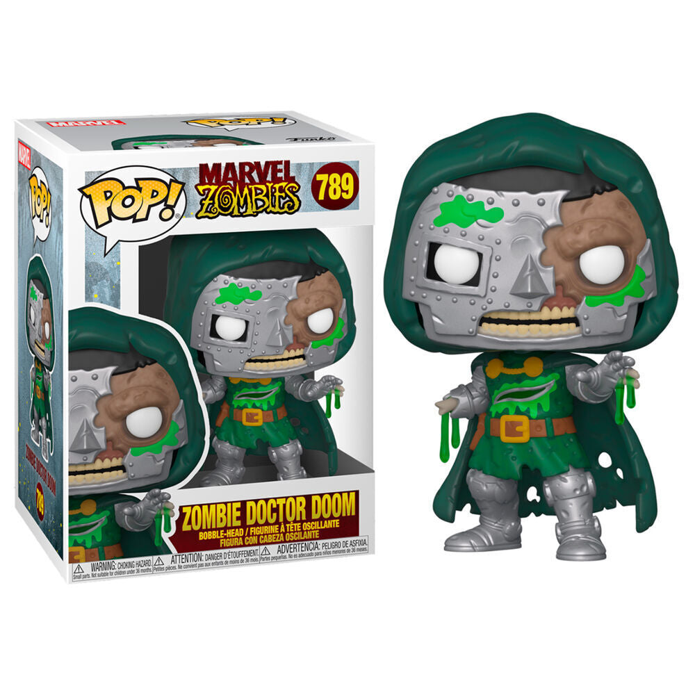 Funko Pop! Marvel Zombies - Zombie Doctor Doom 789 + Free Protector