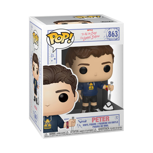 Funko Pop! Netflix : To All The Boys I’Ve Loved Before - Peter 863 (VAULTED) + Free Protector