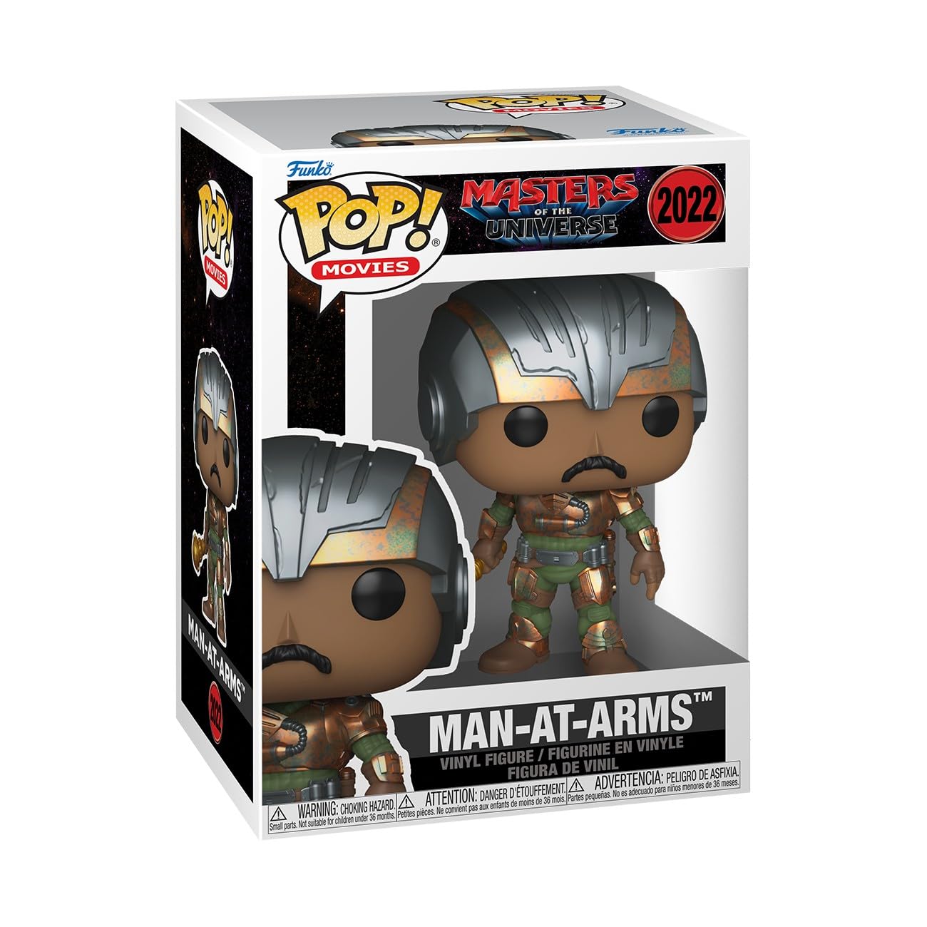 Funko Pop! Masters of the Universe - Man At Arms 2022 Figure + Pop Protector