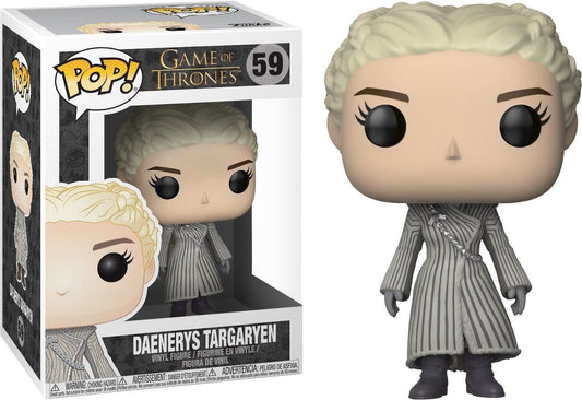 Funko Pop! Game of Thrones - Daenerys Targaryen (W/ White Coat) 59 + Free Protector