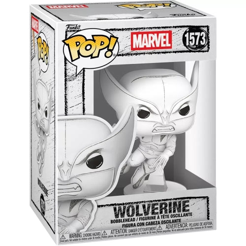 Funko Pop! Marvel Wolverine (Sketched) 1573 Figure + Pop Protector