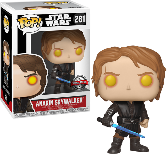 Funko Pop! Star Wars: Anakin Skywalker (Darkside) 281 Funko Special Edition + Pop Protector