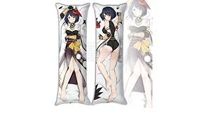 Anime Dakimakura Genshin Impact Kujou Sara Female HD Print Pillowcase Otaku Body Hugging Pillow Case Cover