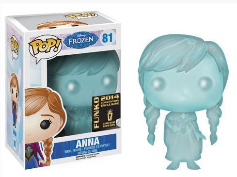 Funko Pop! Iced Anna #81 Convention Exclusive Limited edition 2014 Disney Vinyl Figure w Protector