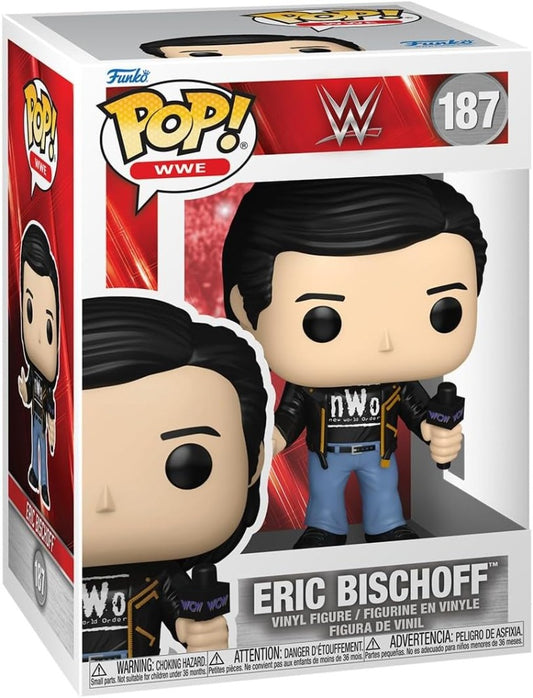 Funko Pop! WWE - Eric Bischoff 187 Figure + Pop Protector