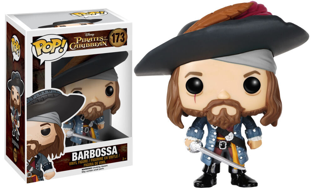 Funko Pop! Disney Pirates of the Caribbean - Barbossa 173 Figure + Pop Protector (VAULTED)