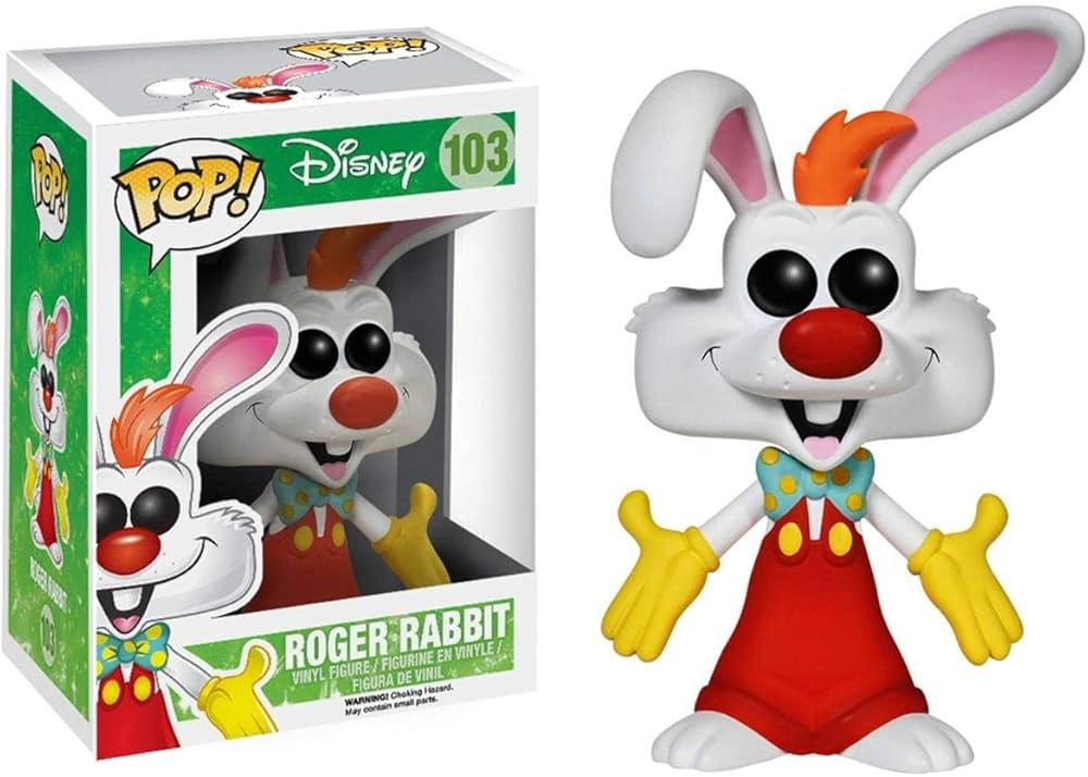 Funko Pop! Who Framed Roger Rabbit? Disney - Roger Rabbit 103 (VAULTED) + Free Protector