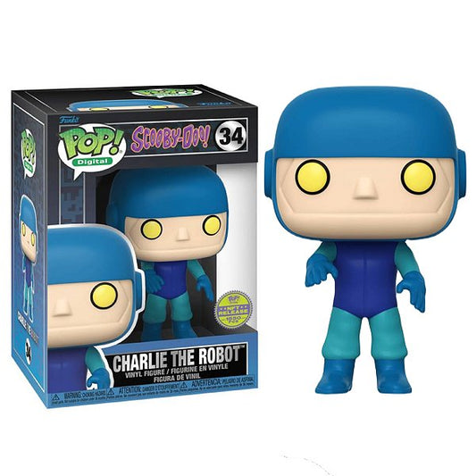 Funko Pop! Digital : Scooby-Doo! NFT Release Charlie The Robot 34 1550 PCS + Pop Project